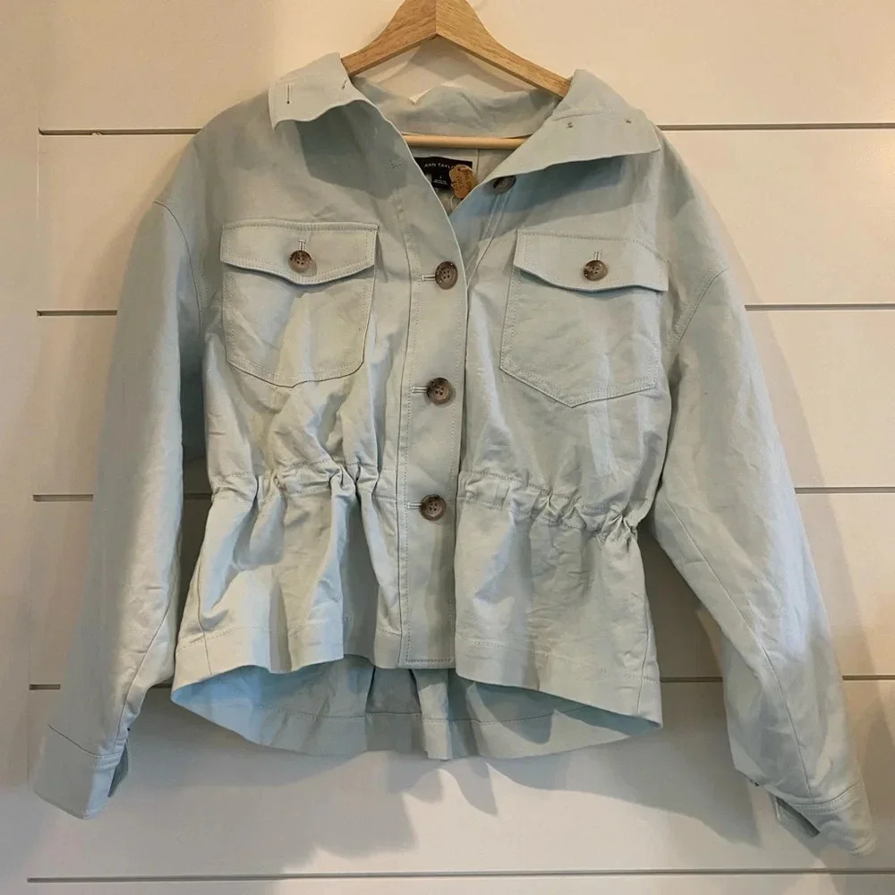 Ann Taylor Drawstring Jacket